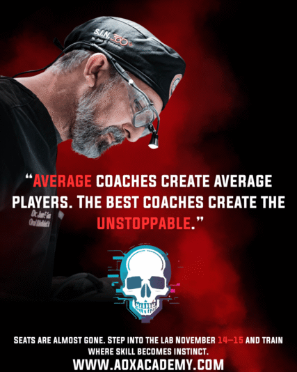 “If you want average, train anywhere. If you want mastery, train with the best.”